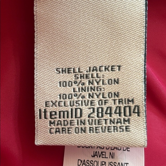 L.L. Bean Double Breasted Red Trench/Rain Liner Coat Women’s Size Large Petite - Picture 12 of 14